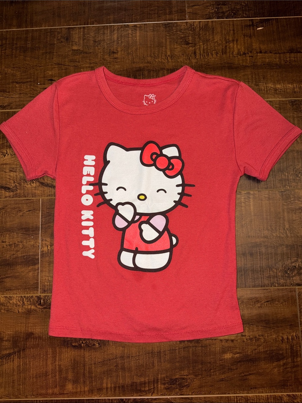 Hello Kitty Red Graphic Short Sleeve Tee